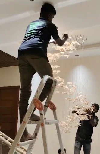 Professional home cleaning service 